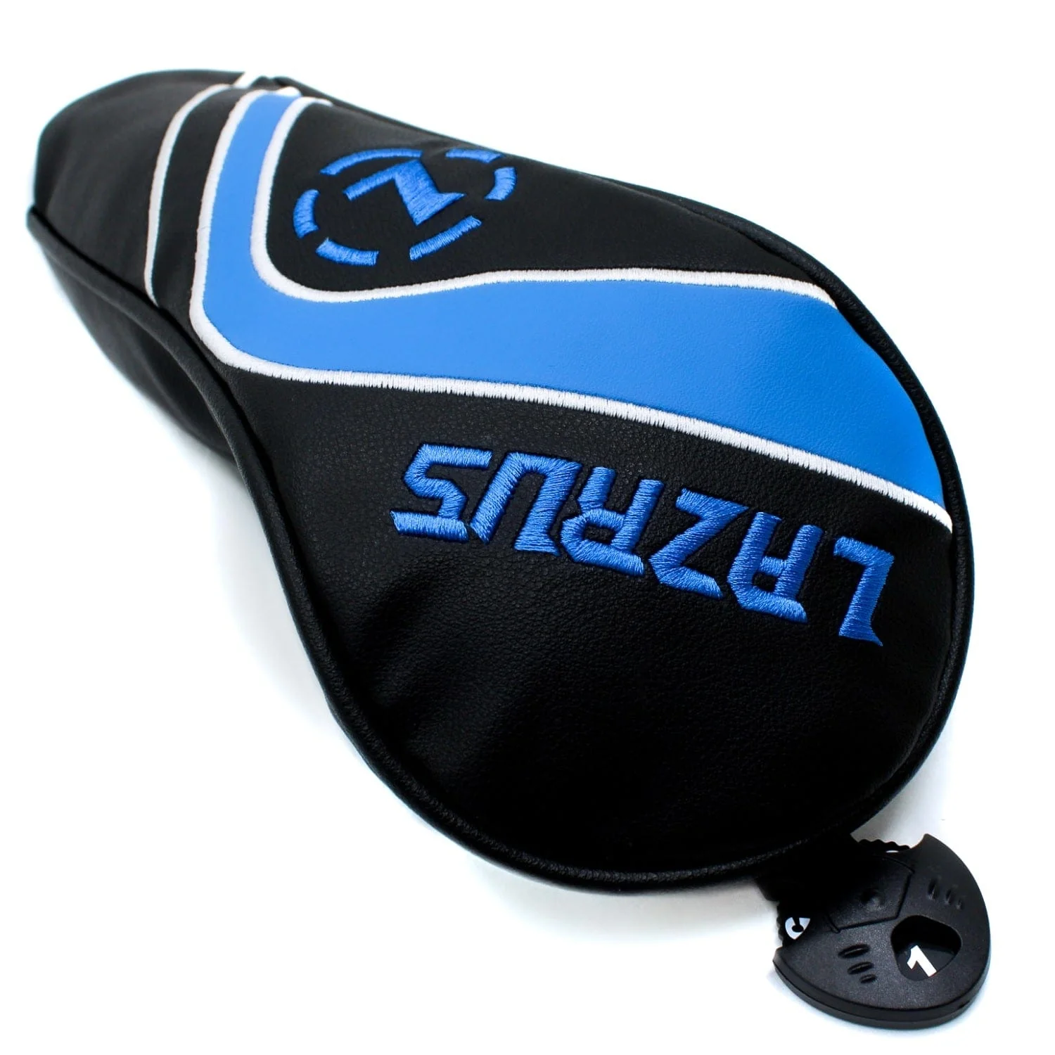 Lazrus Golf - Premium Black Hybrid Wood Head Covers | Individuals or Sets - Image 2
