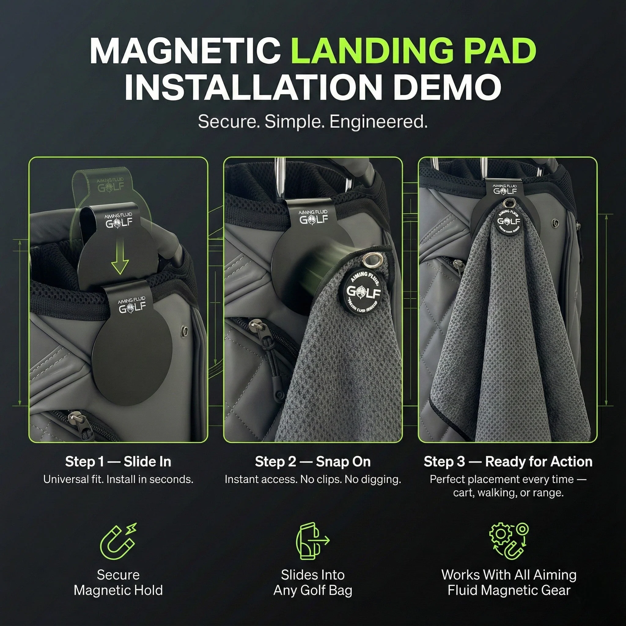 Light Duty Magnetic Towel + Landing Pad System - Image 5