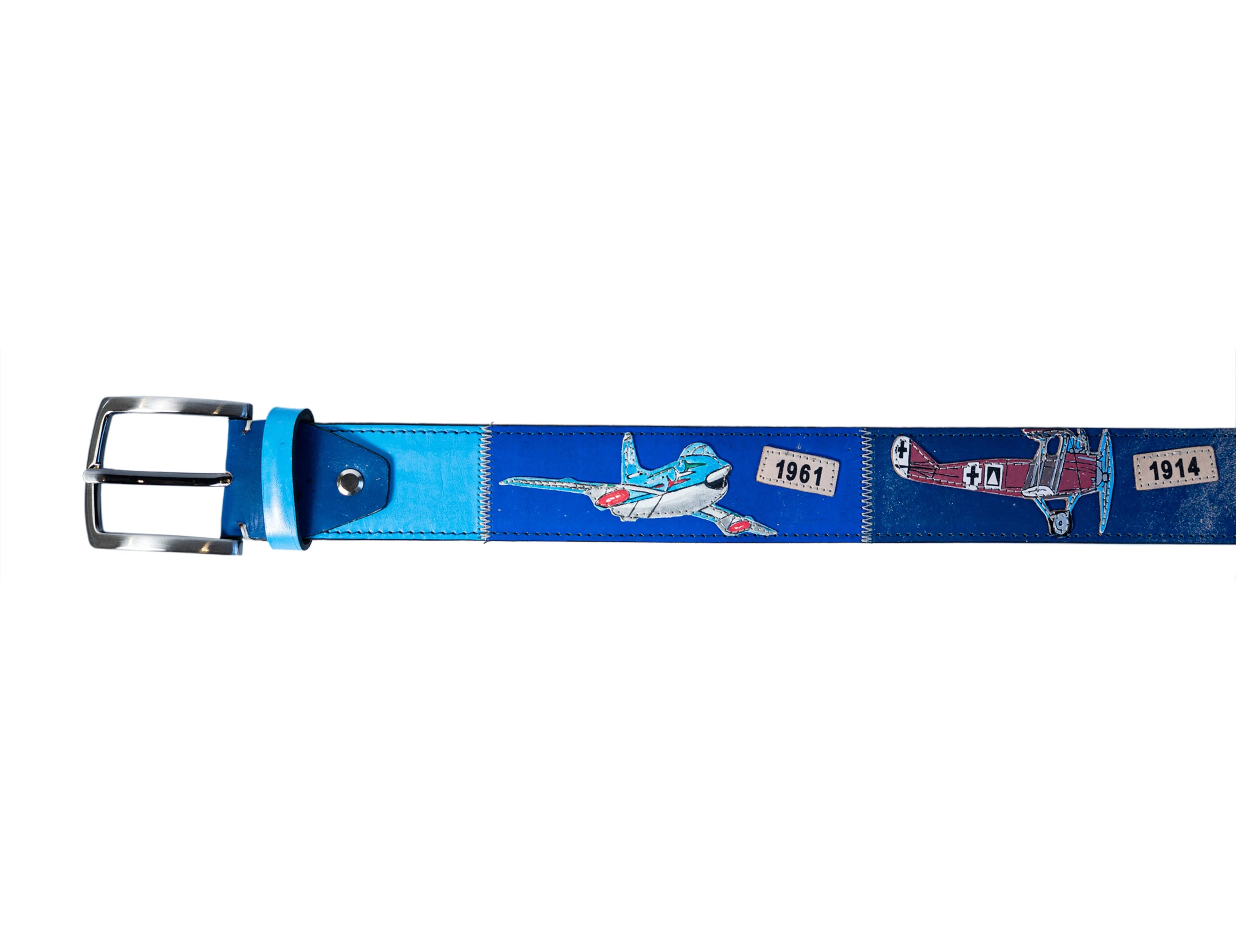 Limited Edition Calf Skin Artistic Belt Aviation - Image 3