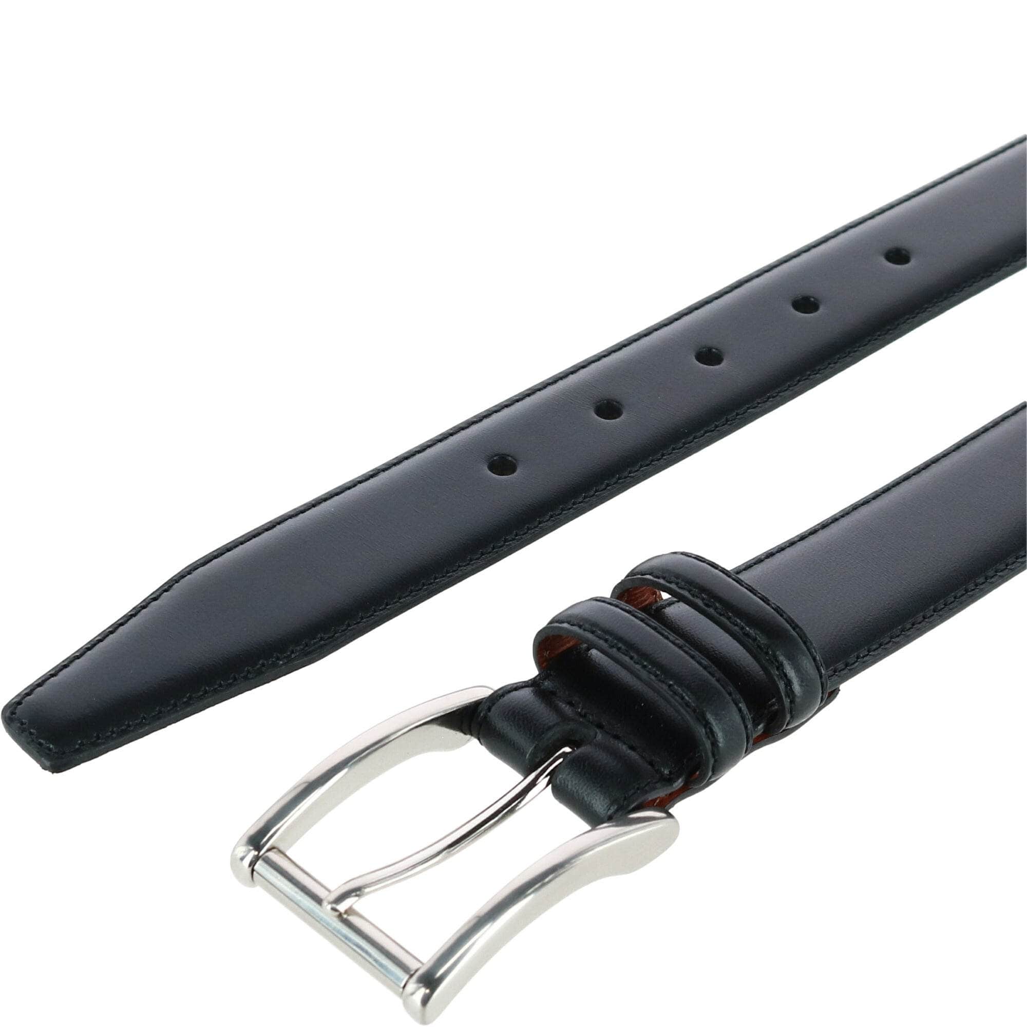 Lorenzo 32mm Dropped Edge Leather Dress Belt - Image 5
