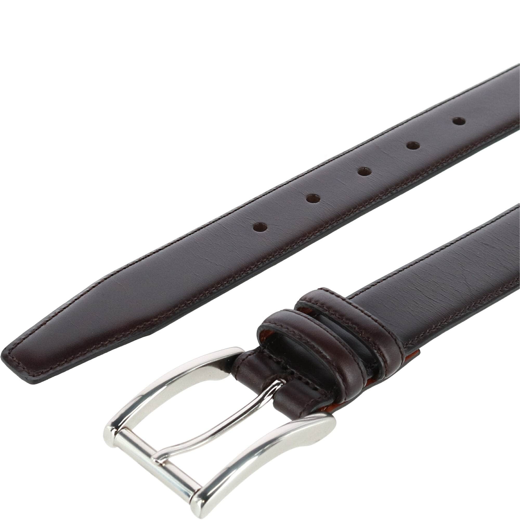 Lorenzo 32mm Dropped Edge Leather Dress Belt - Image 6