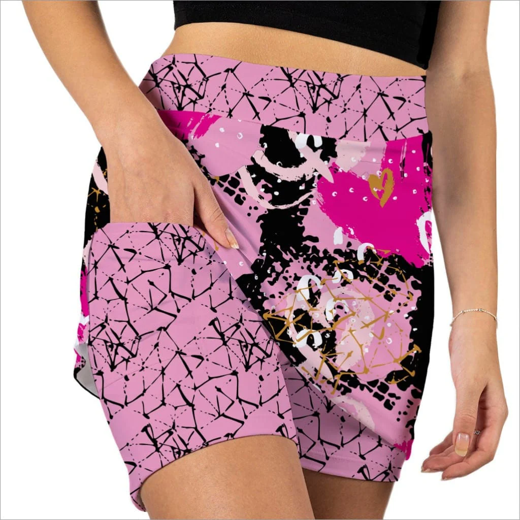 LOVE IS ALL YOU NEED DESIGNER SKORT - Image 3