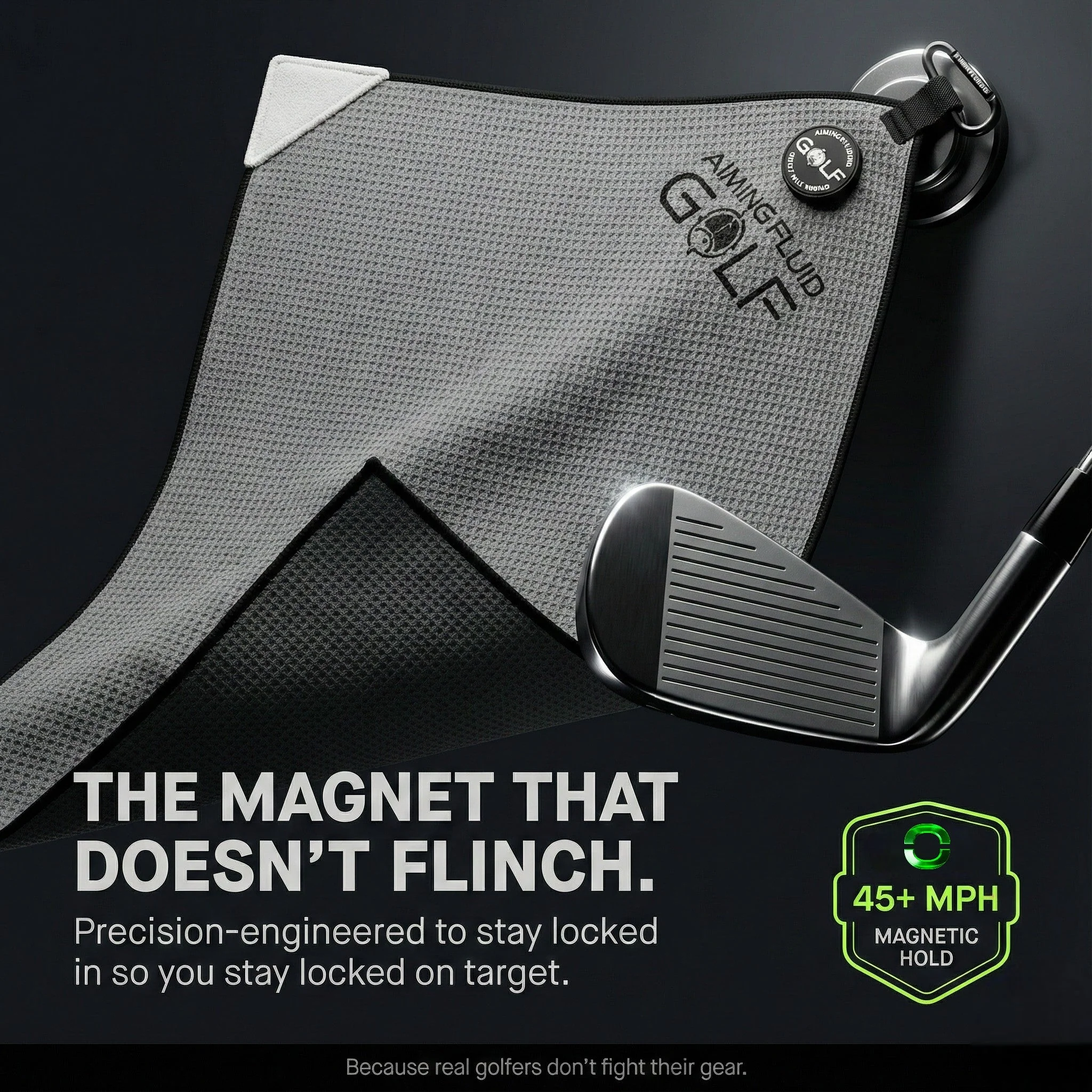 Magna-Anchor™ Magnetic Golf Towel – Stubby (16×24) - Image 10