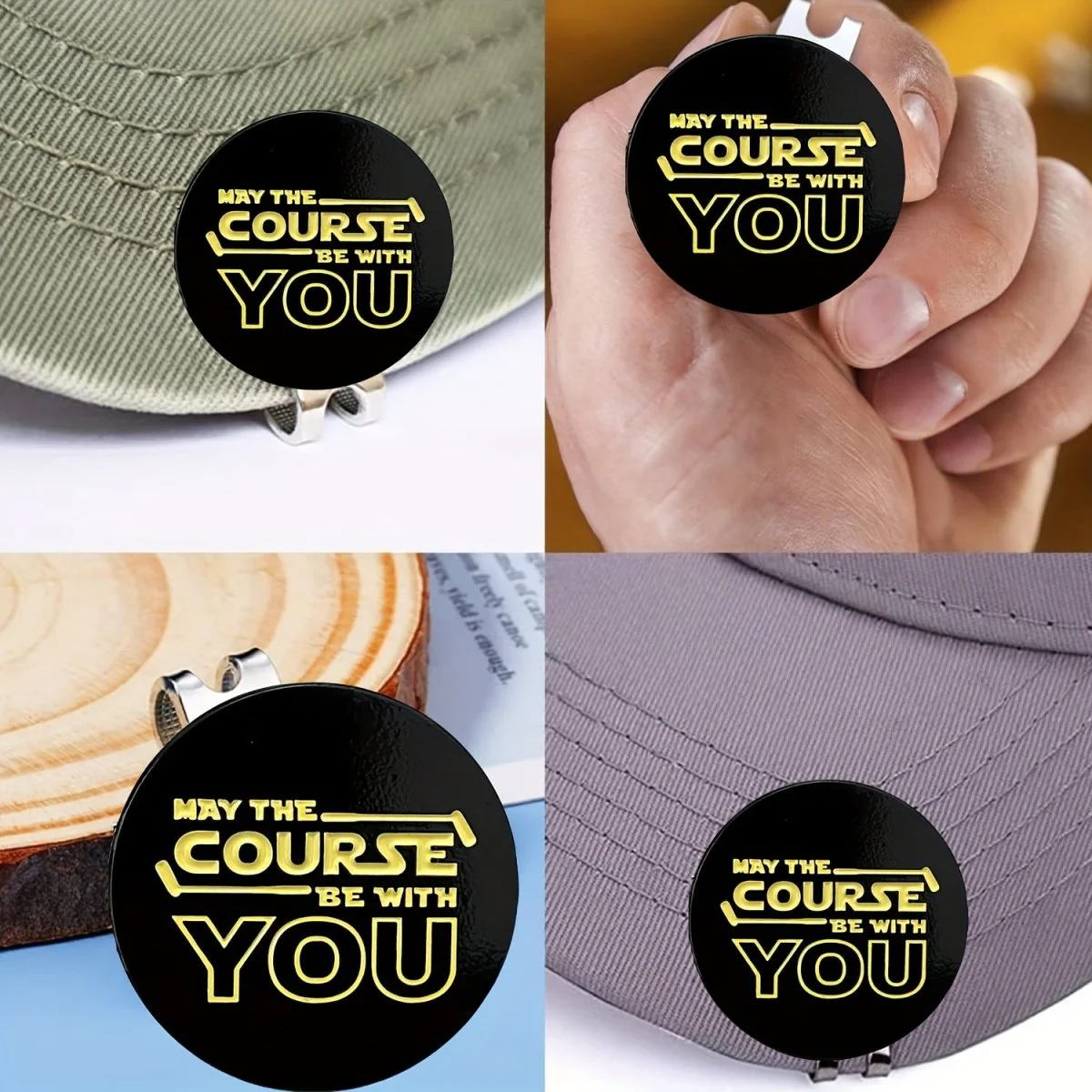 "May The Course Be With You" Golf Ball Marker - Image 7