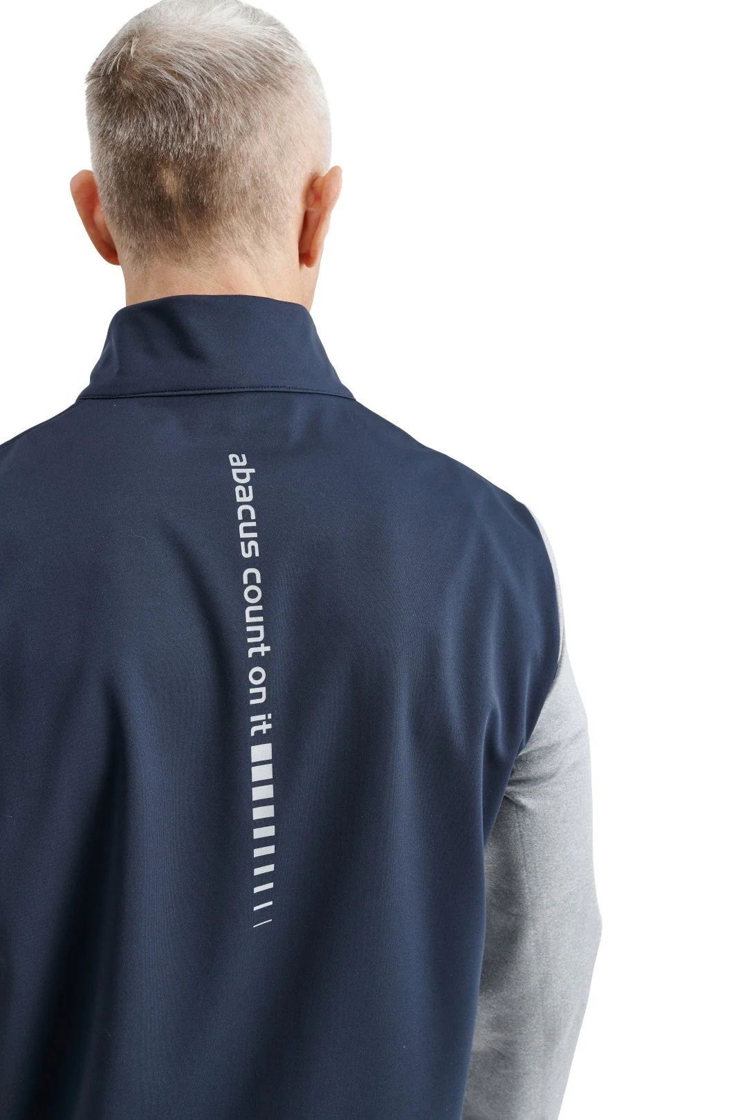 Abacus Mens Dornoch softshell hybrid jacket 670-dk.greymelange L - Image 11