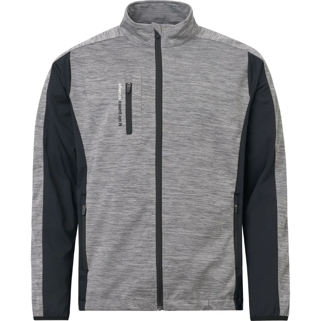 Abacus Mens Dornoch softshell hybrid jacket 670-dk.greymelange L - Image 13