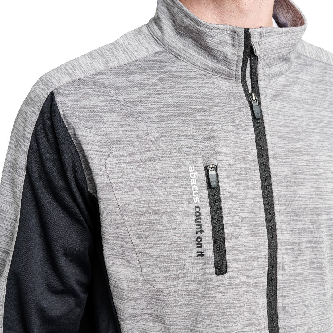 Abacus Mens Dornoch softshell hybrid jacket 670-dk.greymelange L - Image 14