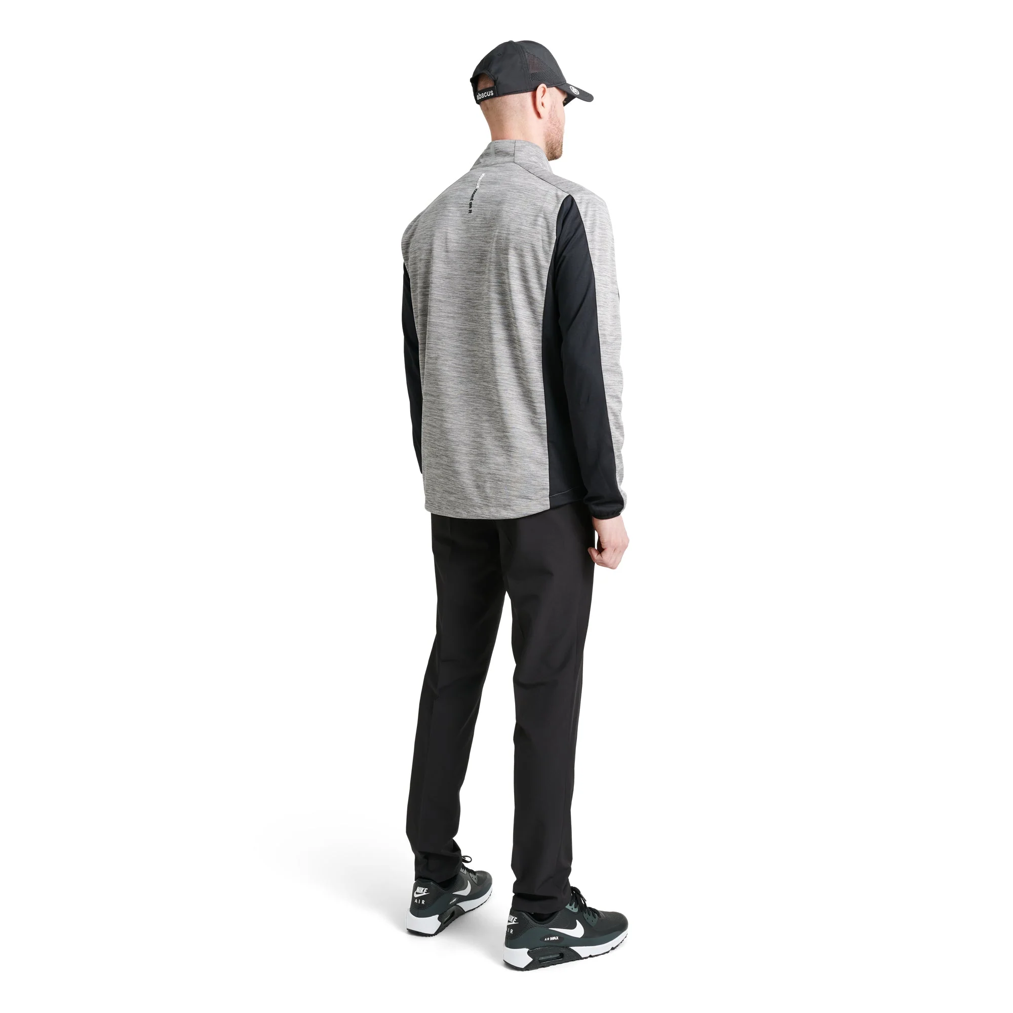 Abacus Mens Dornoch softshell hybrid jacket 670-dk.greymelange L - Image 17