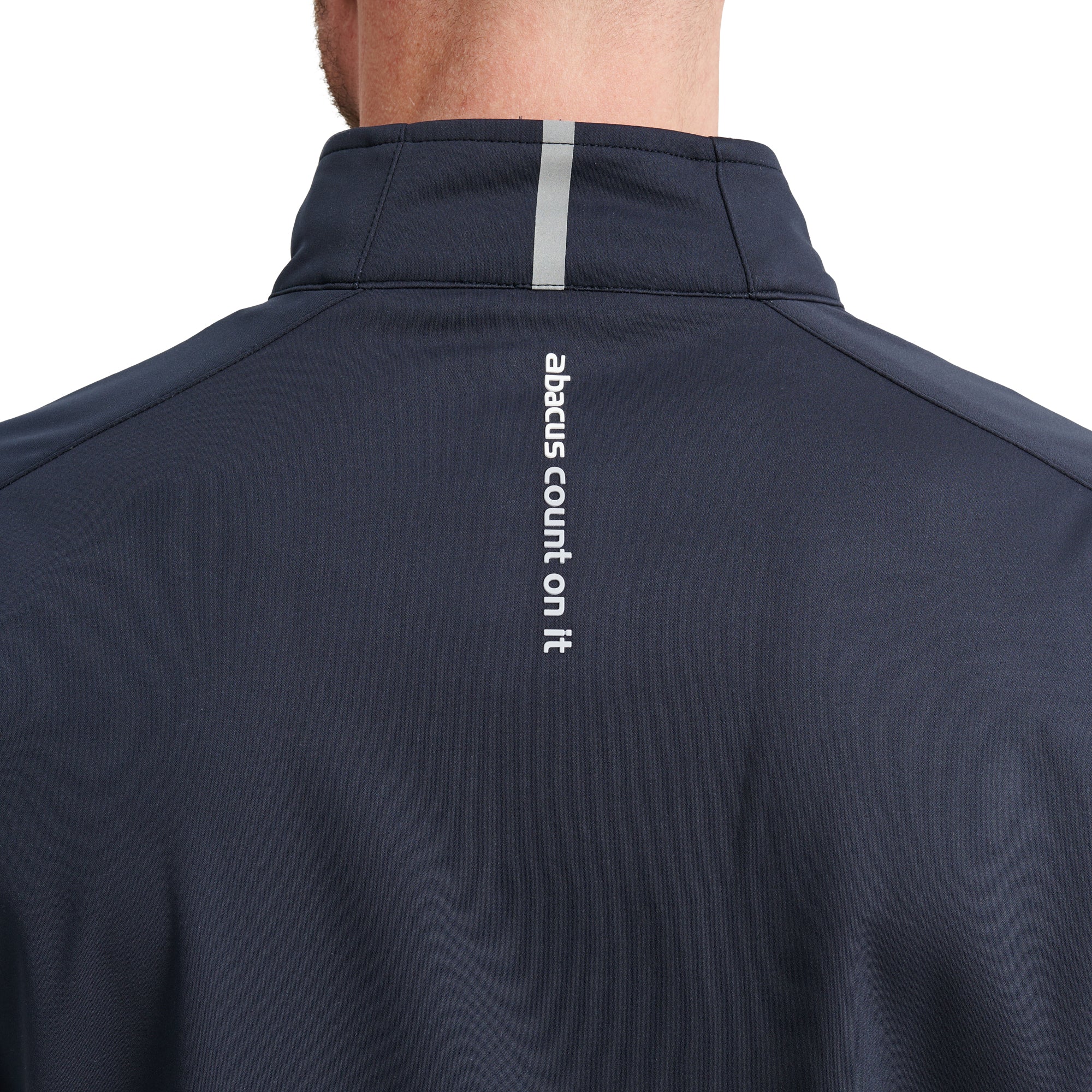 Abacus Mens Dornoch softshell hybrid jacket 670-dk.greymelange L - Image 3