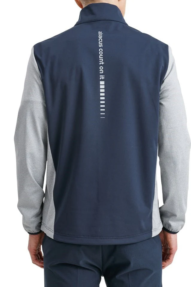Abacus Mens Dornoch softshell hybrid jacket 670-dk.greymelange L - Image 9