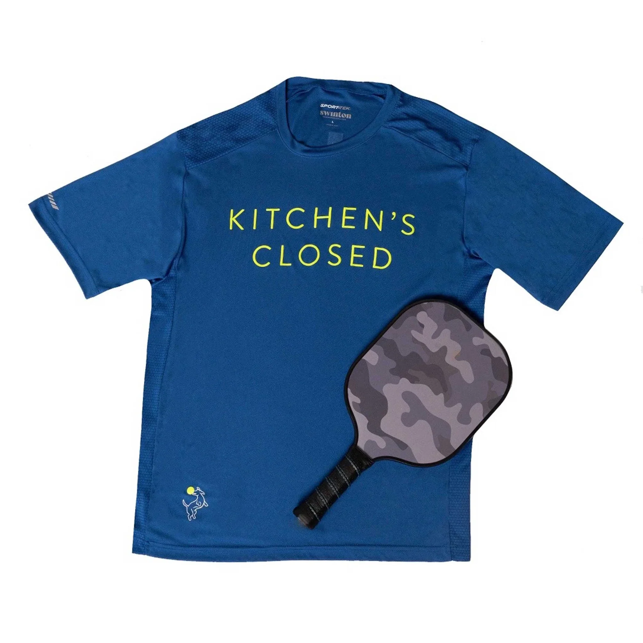 Men's Kitchen's Closed Performance Shirt Royal Blue - Image 3
