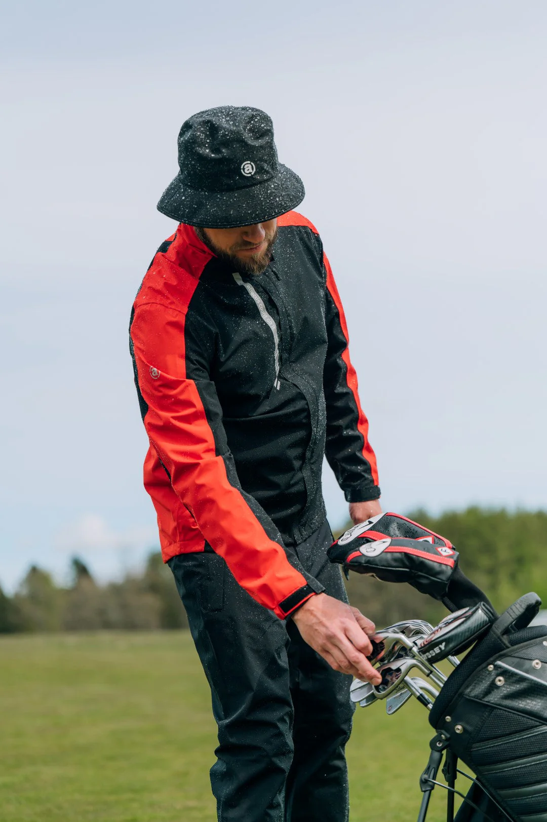 Men's Links Stretch Rain Jacket - Image 47