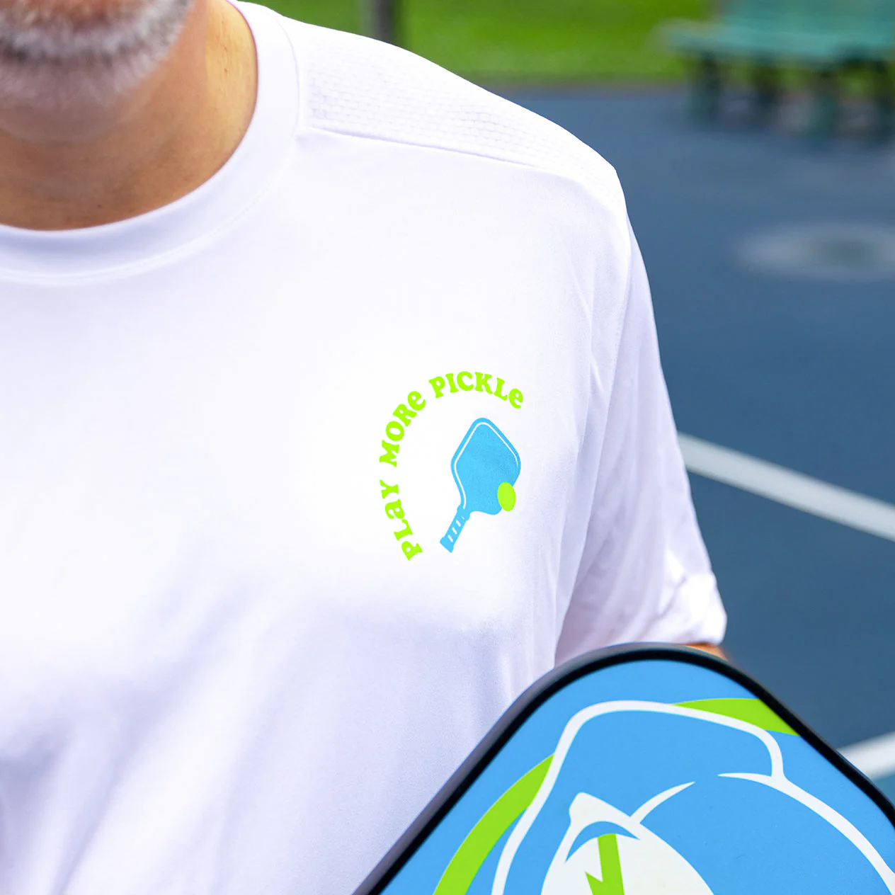 Men's Pickled 'Em Performance Shirt White - Image 3