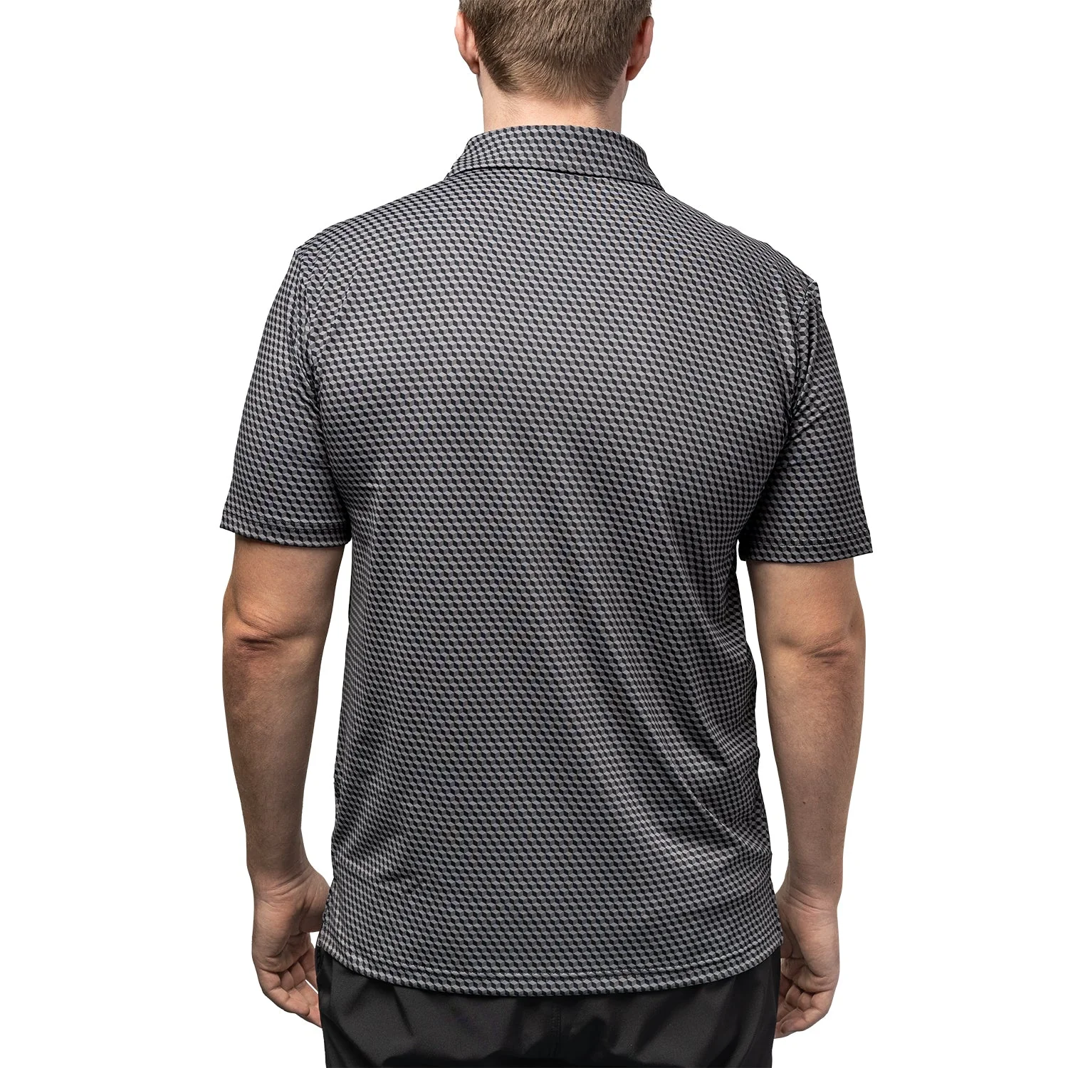 Men's Scales Competition 18K Pattern Polo - Image 2
