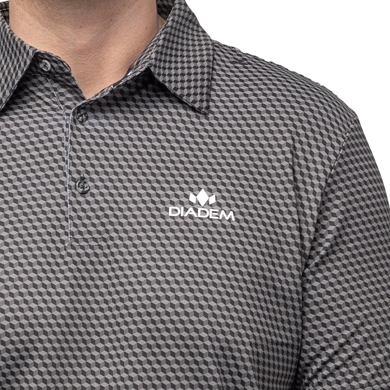 Men's Scales Competition 18K Pattern Polo - Image 3
