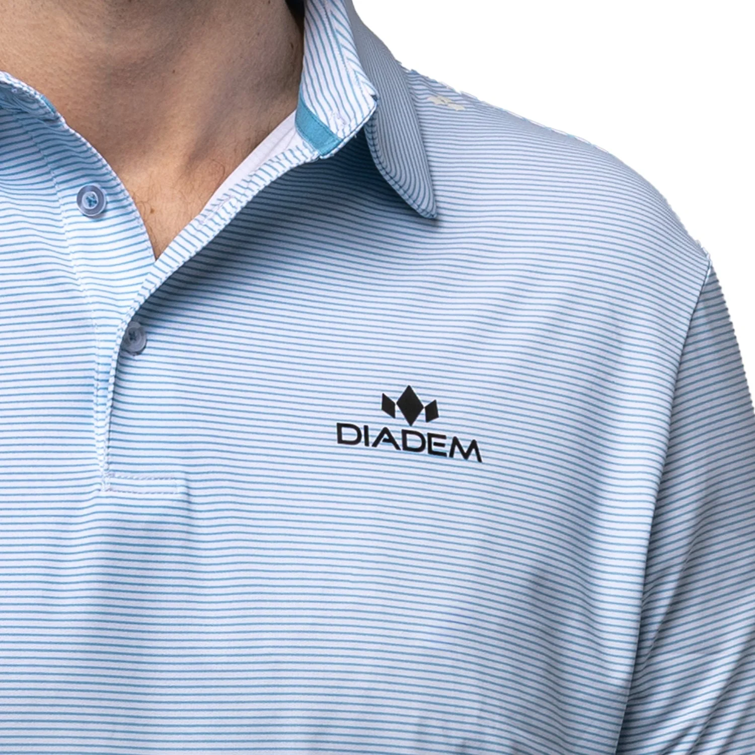 Men's Scales Weekender Striped Polo - Image 3