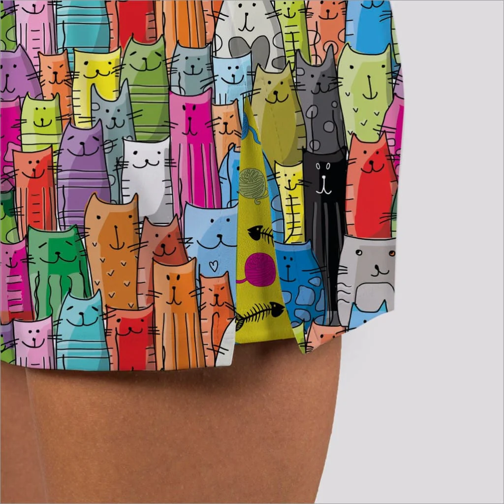 MEOW MIX CAT LOVER SKORT - Image 4
