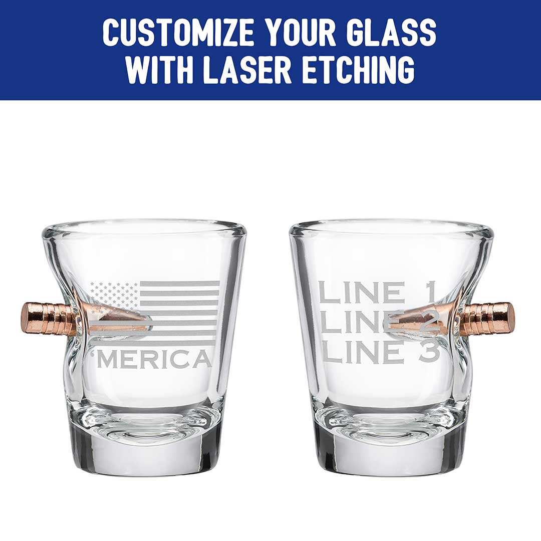 'Merica Shot Glass - 2oz - Image 3