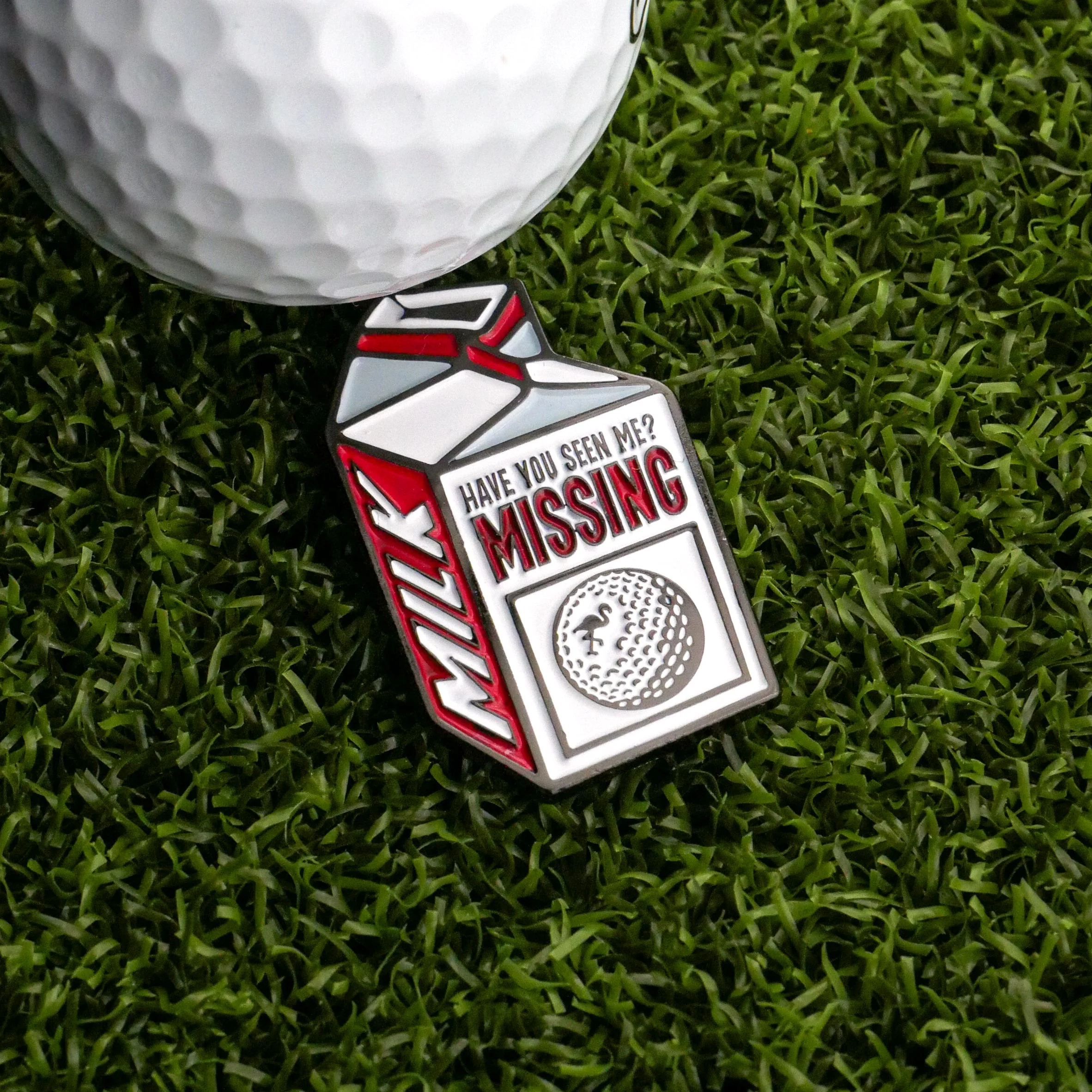 Milk Carton "Missing Ball" Ball Marker - Image 2