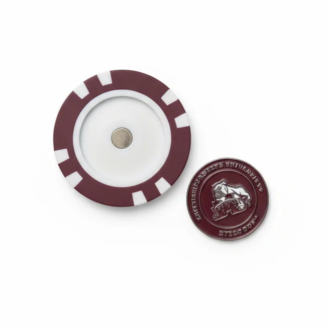Mississippi State Bulldogs Officially Licensed Poker Chip Ball Marker - Image 3