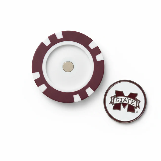 Mississippi State Bulldogs Officially Licensed Poker Chip Ball Marker - Image 4