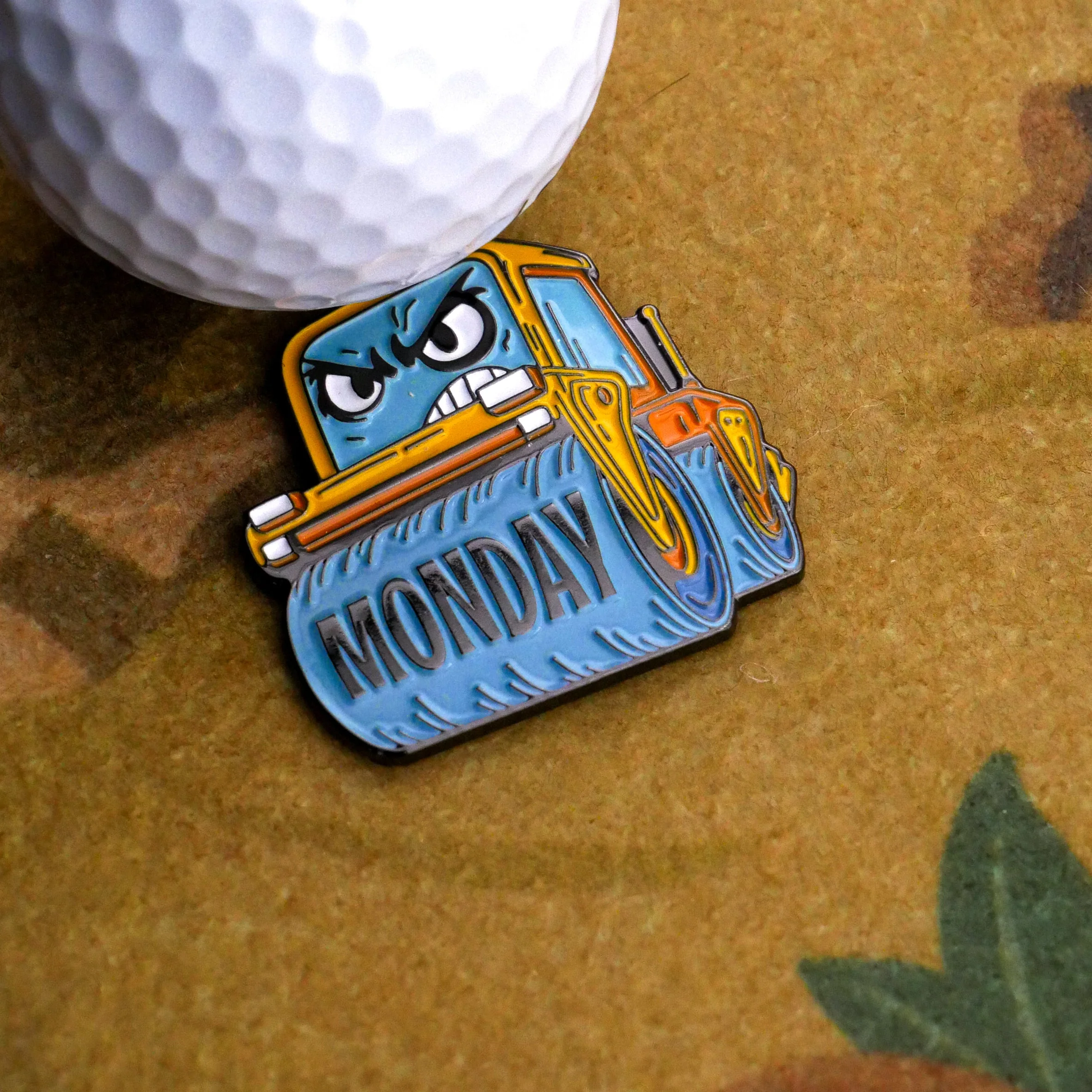 Monday Steamroller Ball Marker - Image 2
