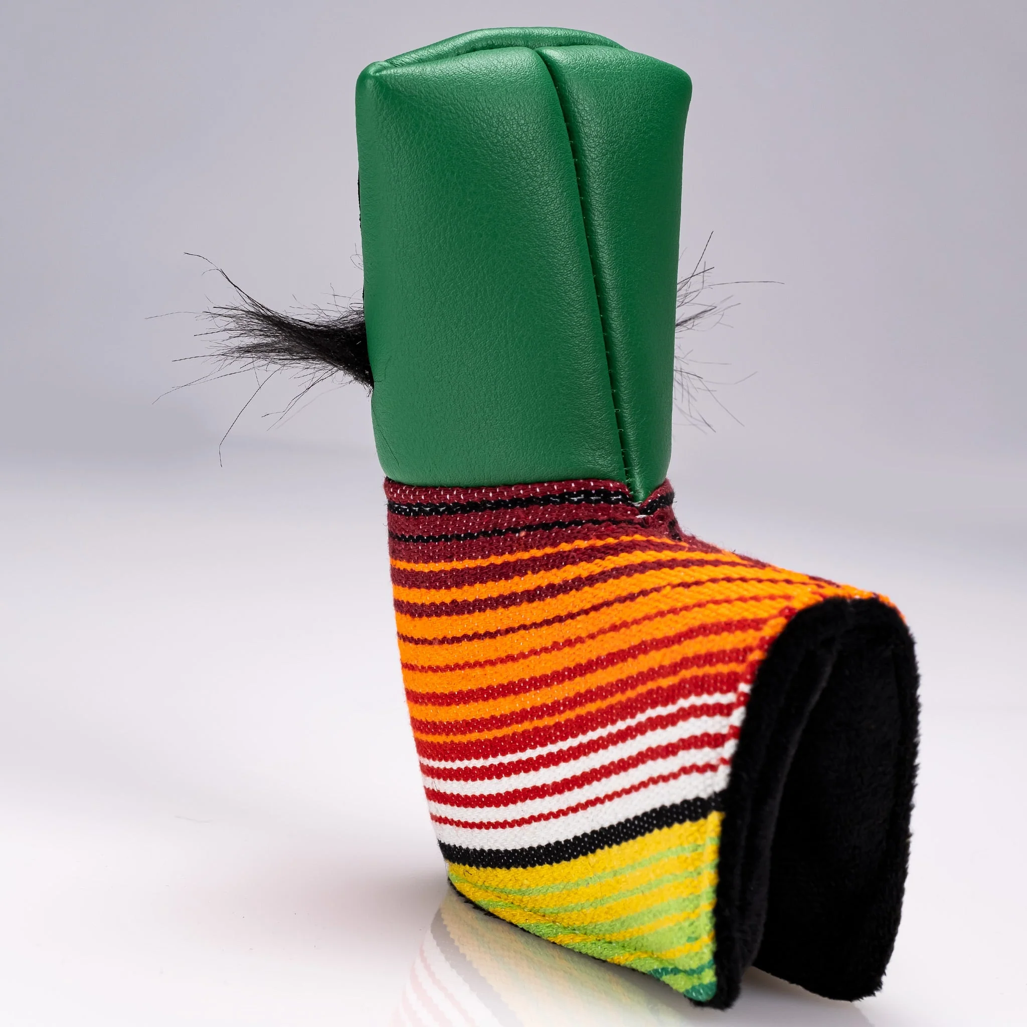 Mustache Sugar Skull - Blade Putter Cover Green - Image 3