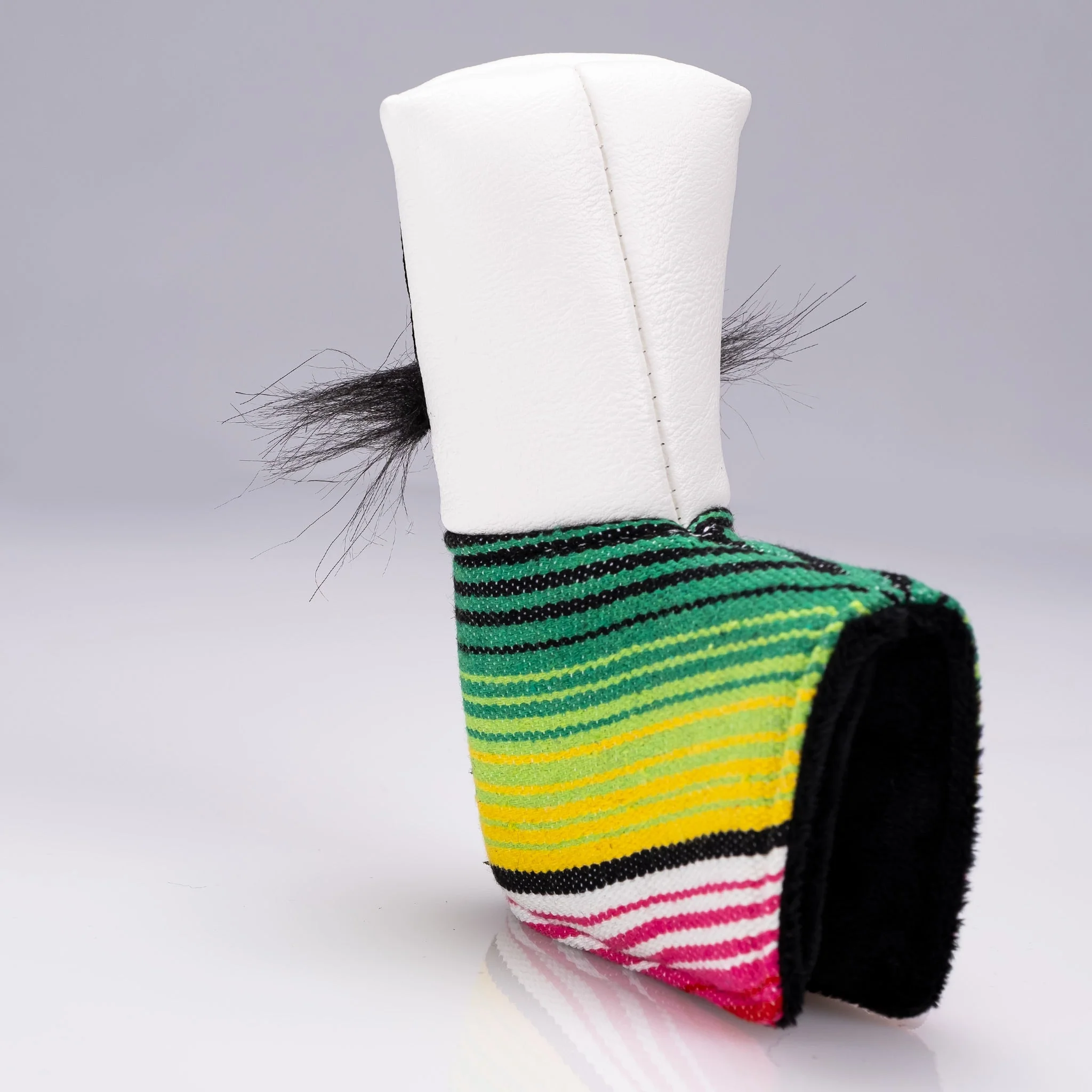 Mustache Sugar Skull - Blade Putter Cover White - Image 9