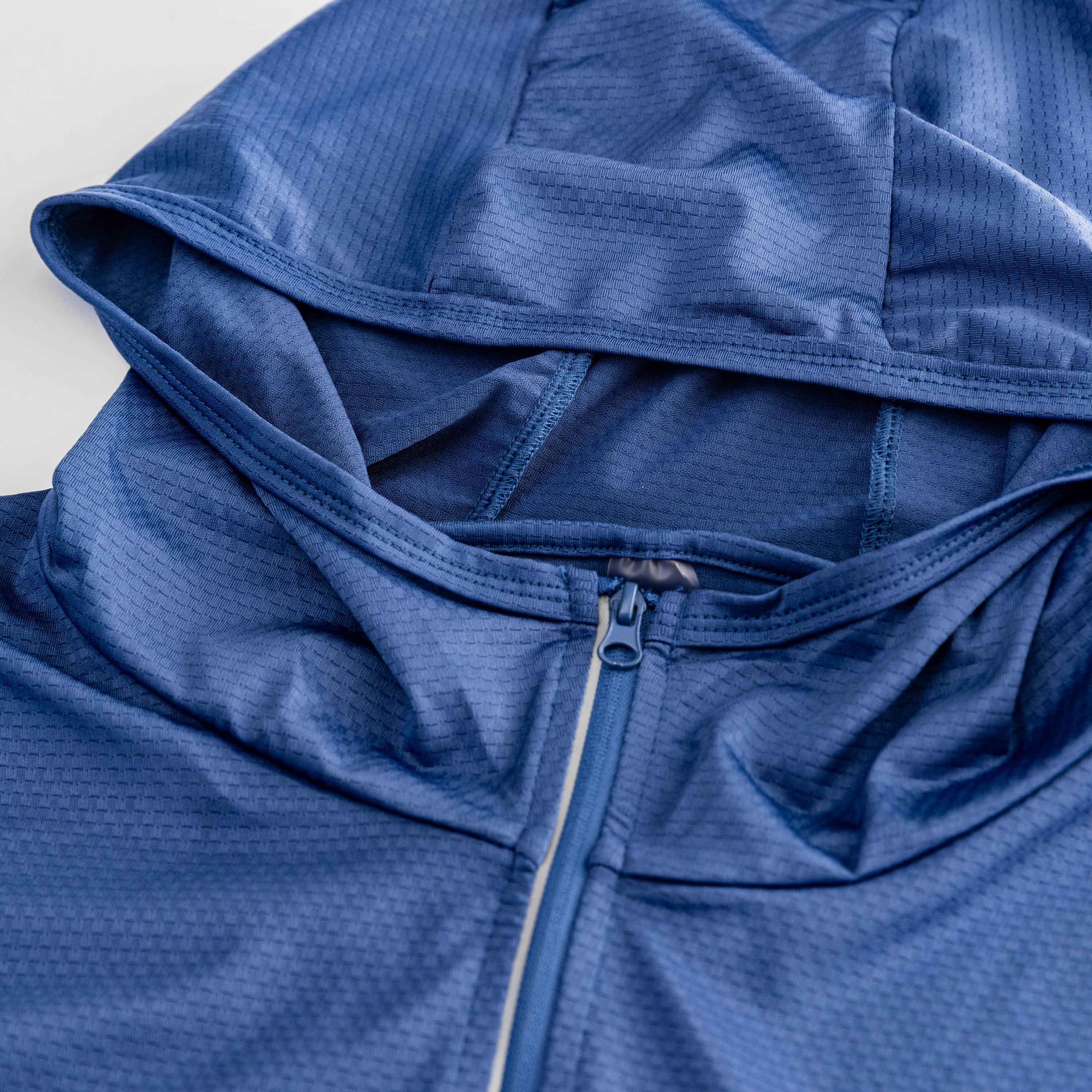 Navy Zip-Front Sun Hoodie - Image 6