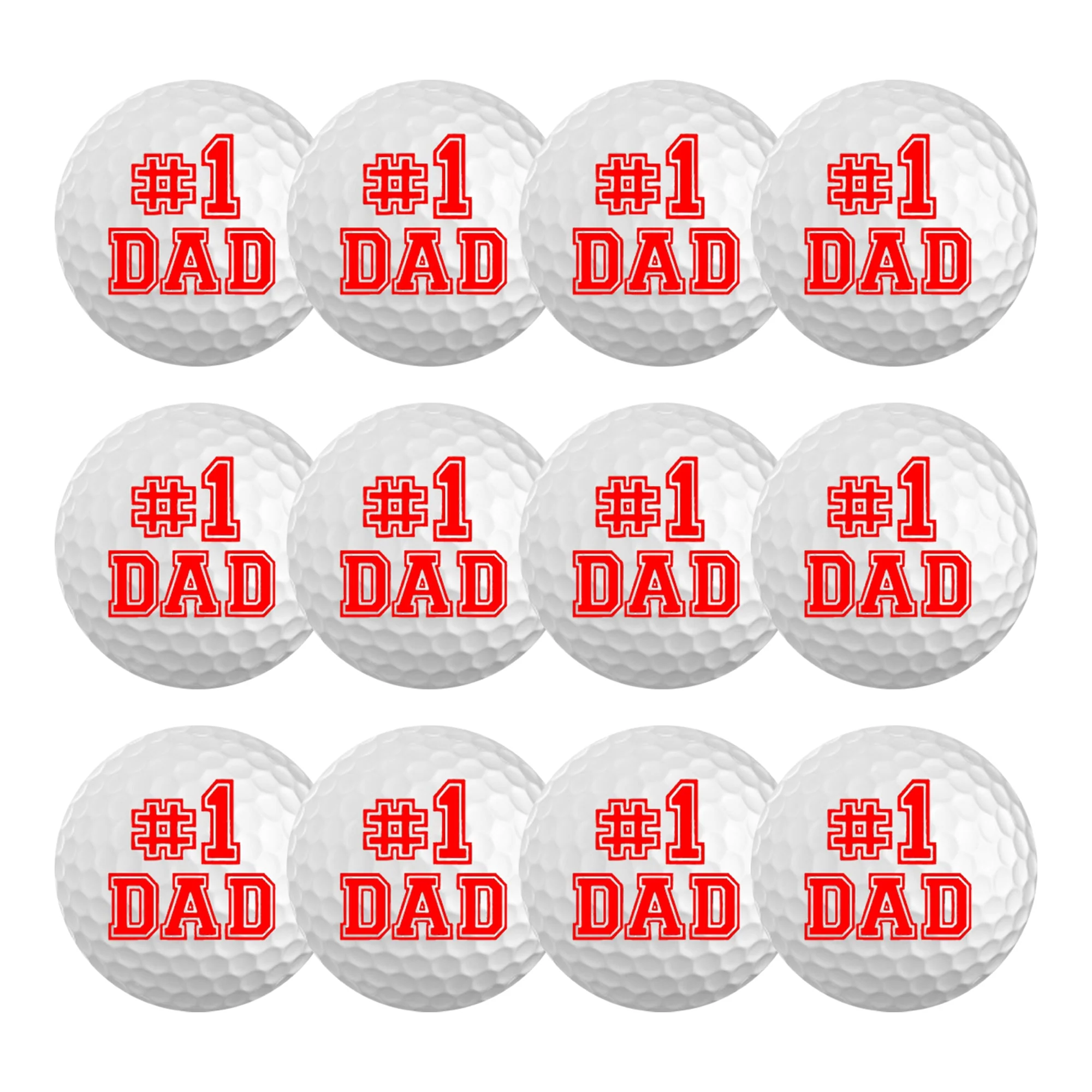 New Novelty #1 Dad Golf Balls