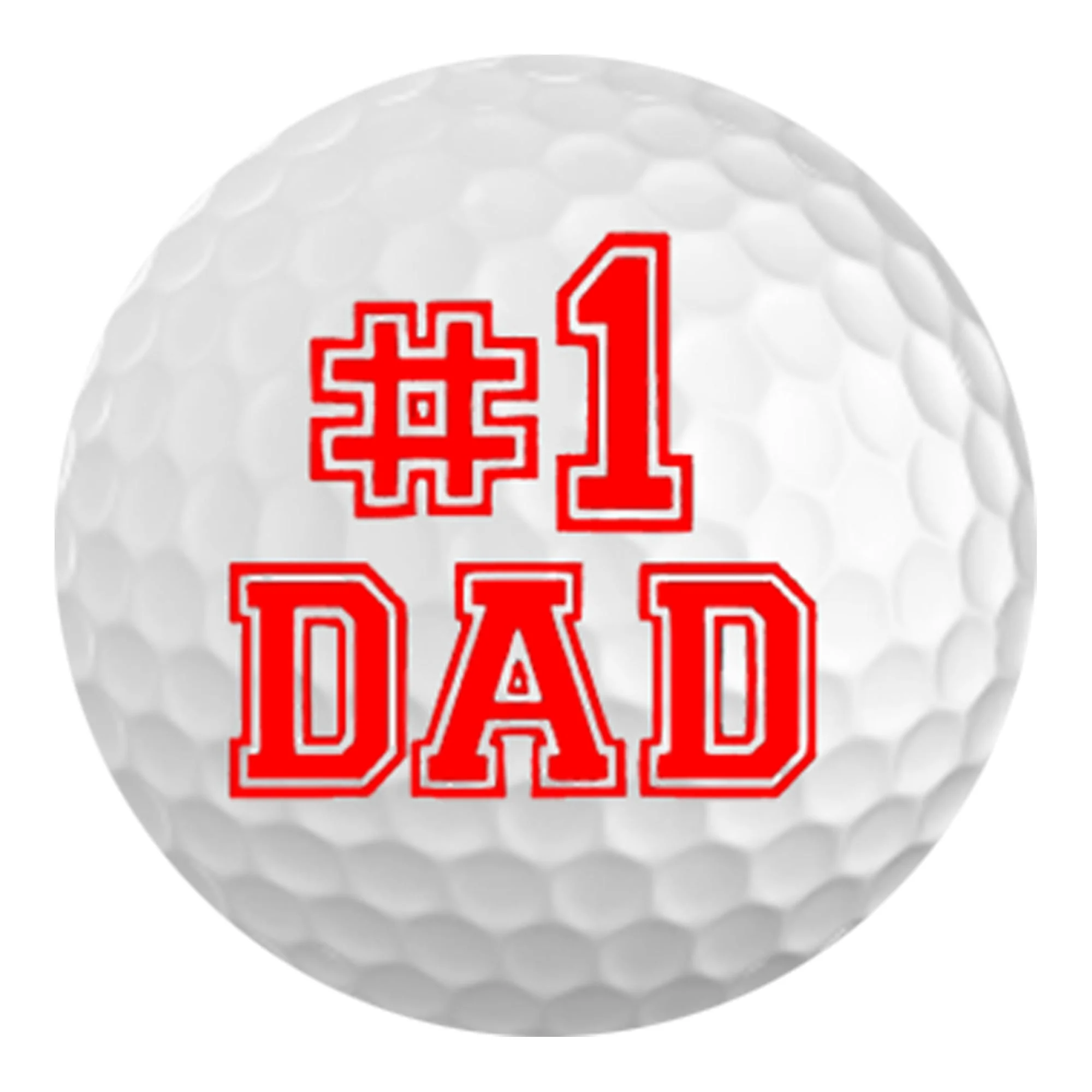 New Novelty #1 Dad Golf Balls - Image 2