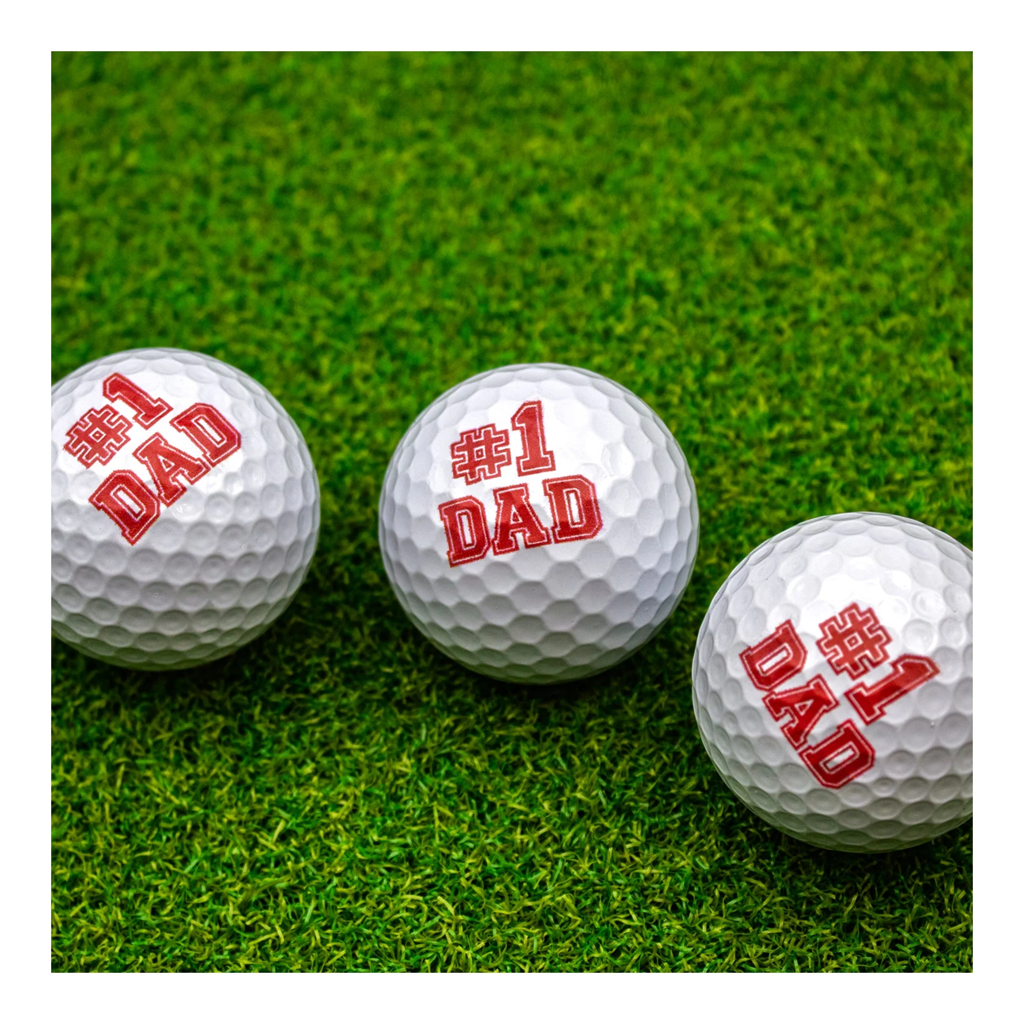 New Novelty #1 Dad Golf Balls - Image 4