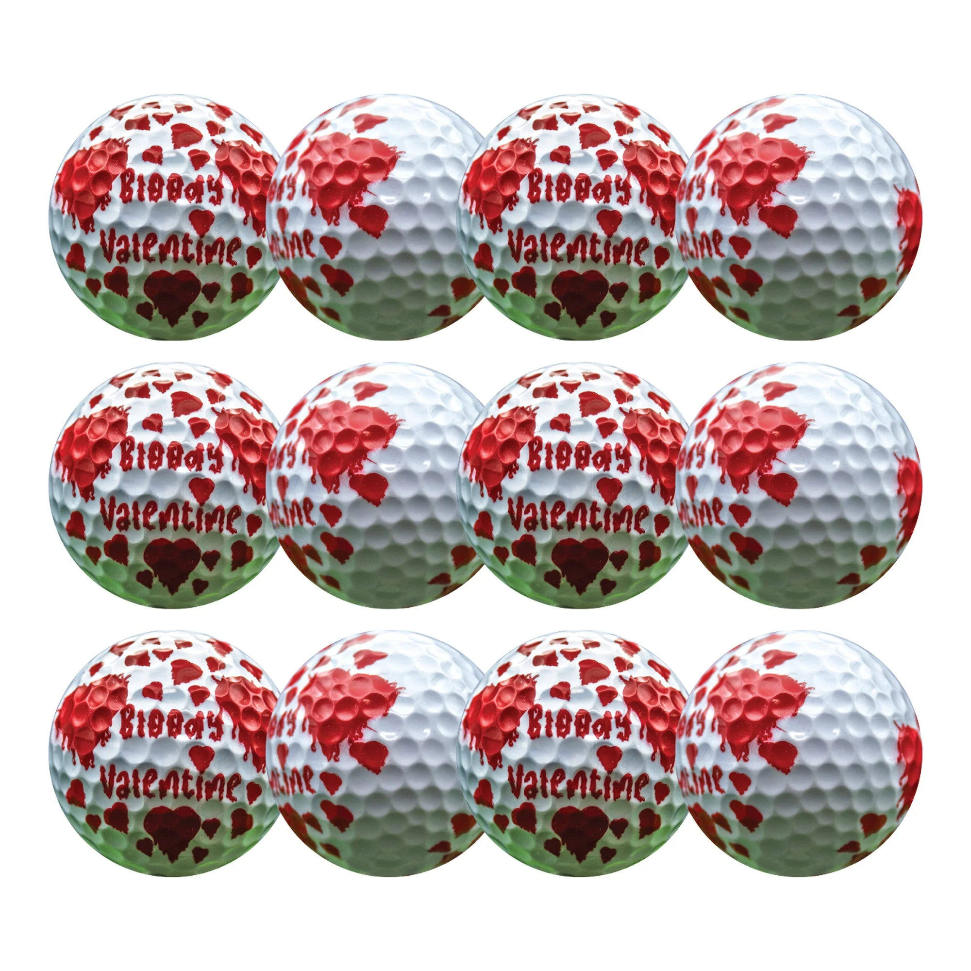 New Novelty Bloody Valentine Golf Balls - Image 3