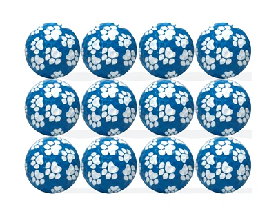 New Novelty Blue Dog Paw Prints Golf Balls