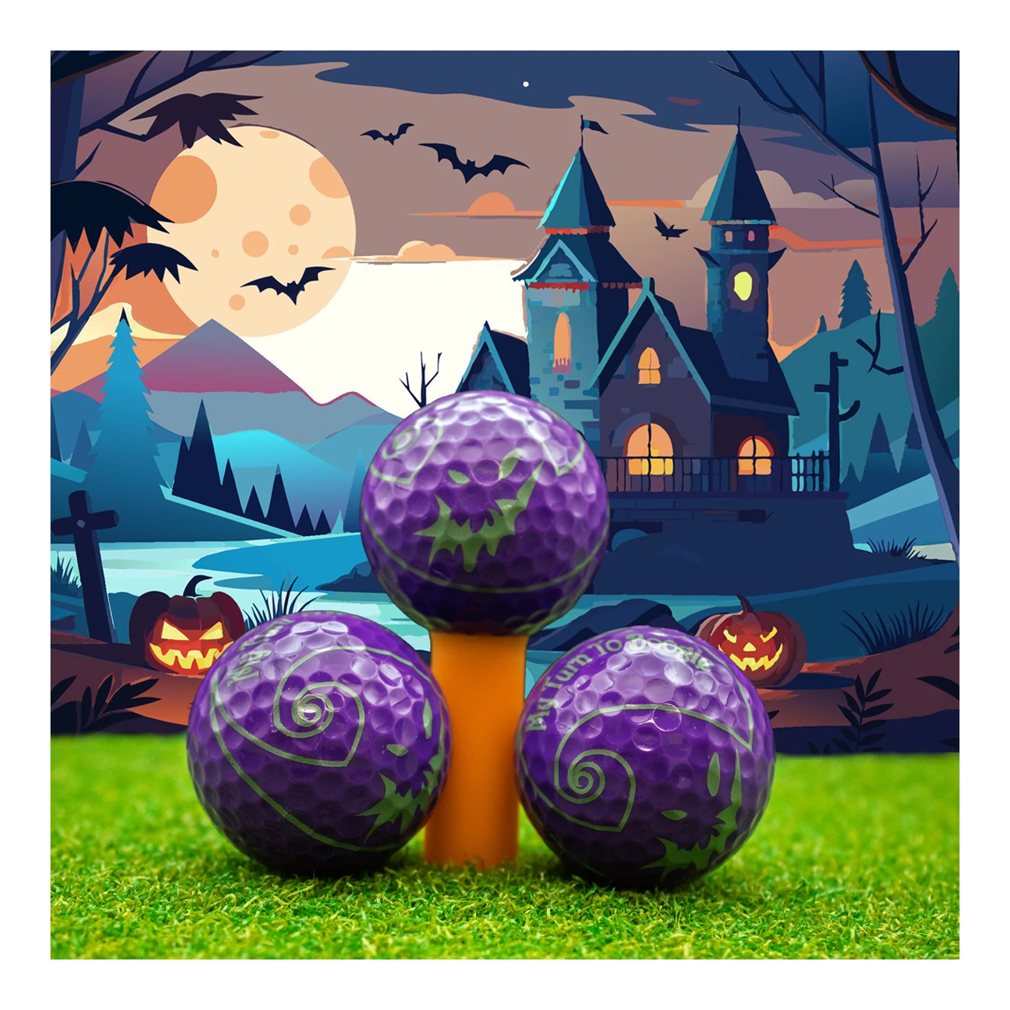 New Novelty Booogie Golf Balls - Image 4