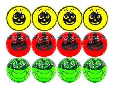 New Novelty Bumble Bee, Turtle and Lady Bug Golf Balls