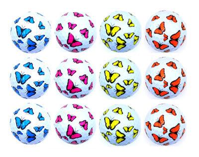 New Novelty Butterfly Color Mix Golf Balls
