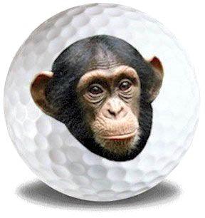 New Novelty Chimpanzee Golf Balls