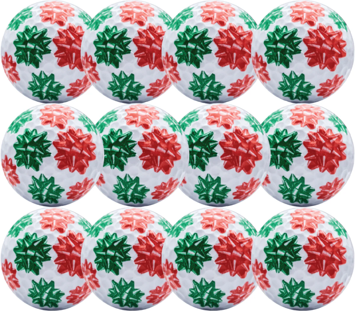New Novelty Christmas Bows Golf Balls - Image 2