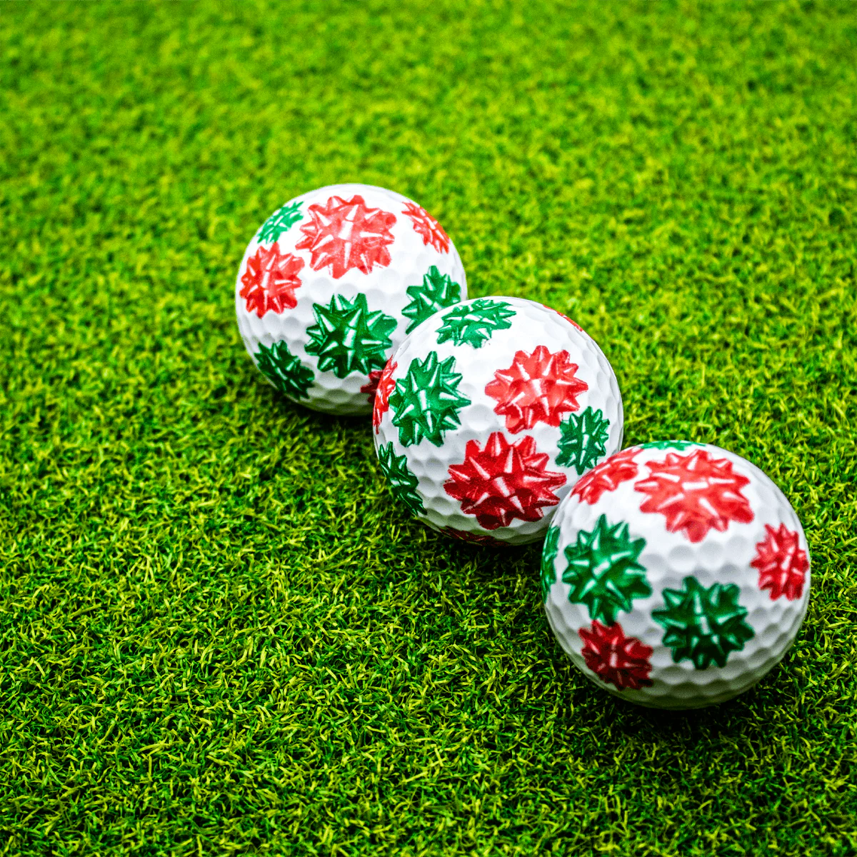New Novelty Christmas Bows Golf Balls - Image 3