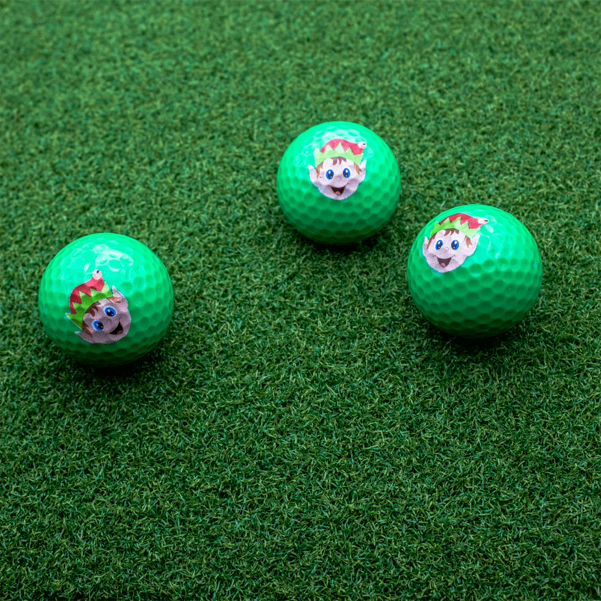 New Novelty Christmas Elf Golf Balls - Image 3