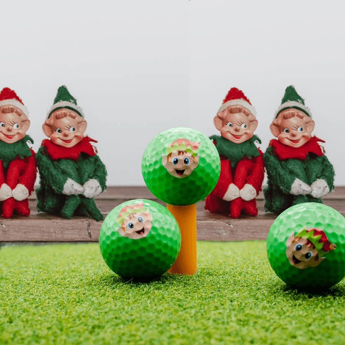 New Novelty Christmas Elf Golf Balls - Image 4
