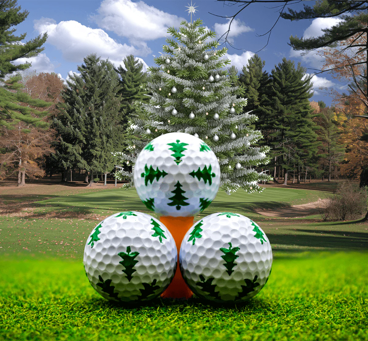 New Novelty Christmas Trees Golf Balls - Image 4