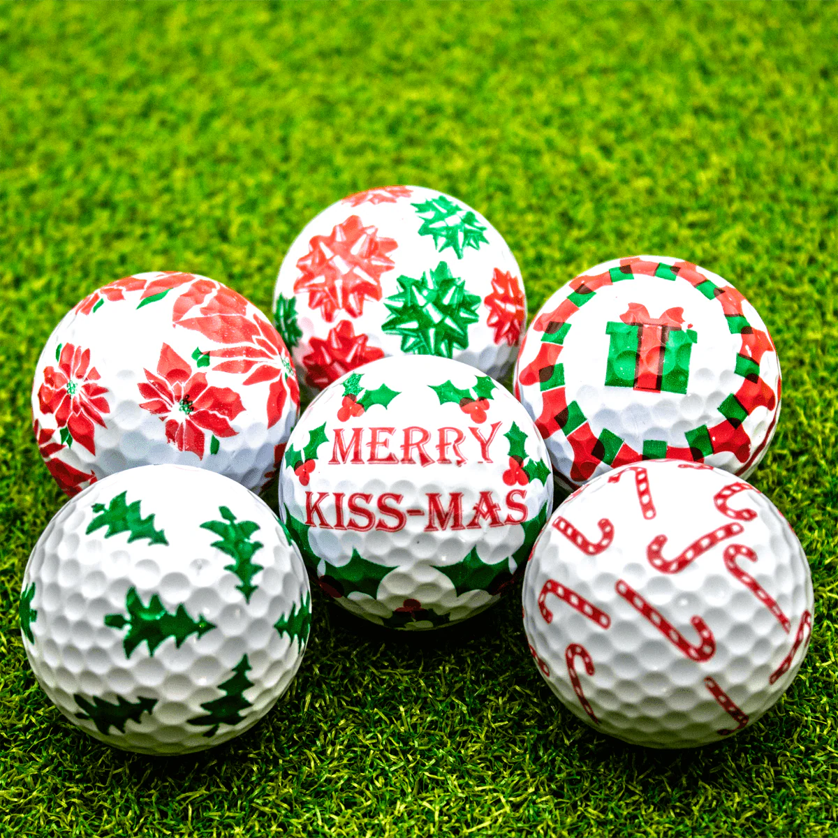 New Novelty Deluxe Christmas 2 Mix Golf Balls - Image 2