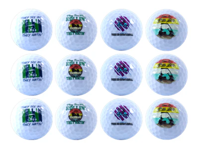 New Novelty Deluxe Golf Cart Par-Tee Mix of Golf Balls