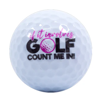 New Novelty Deluxe Golf Like a Girl Mix of Golf Balls - Image 5