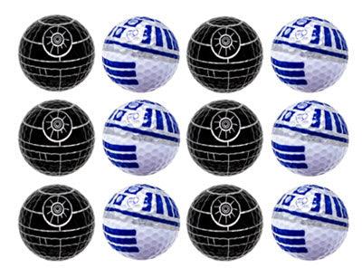 New Novelty Droid and Death Star Golf Balls