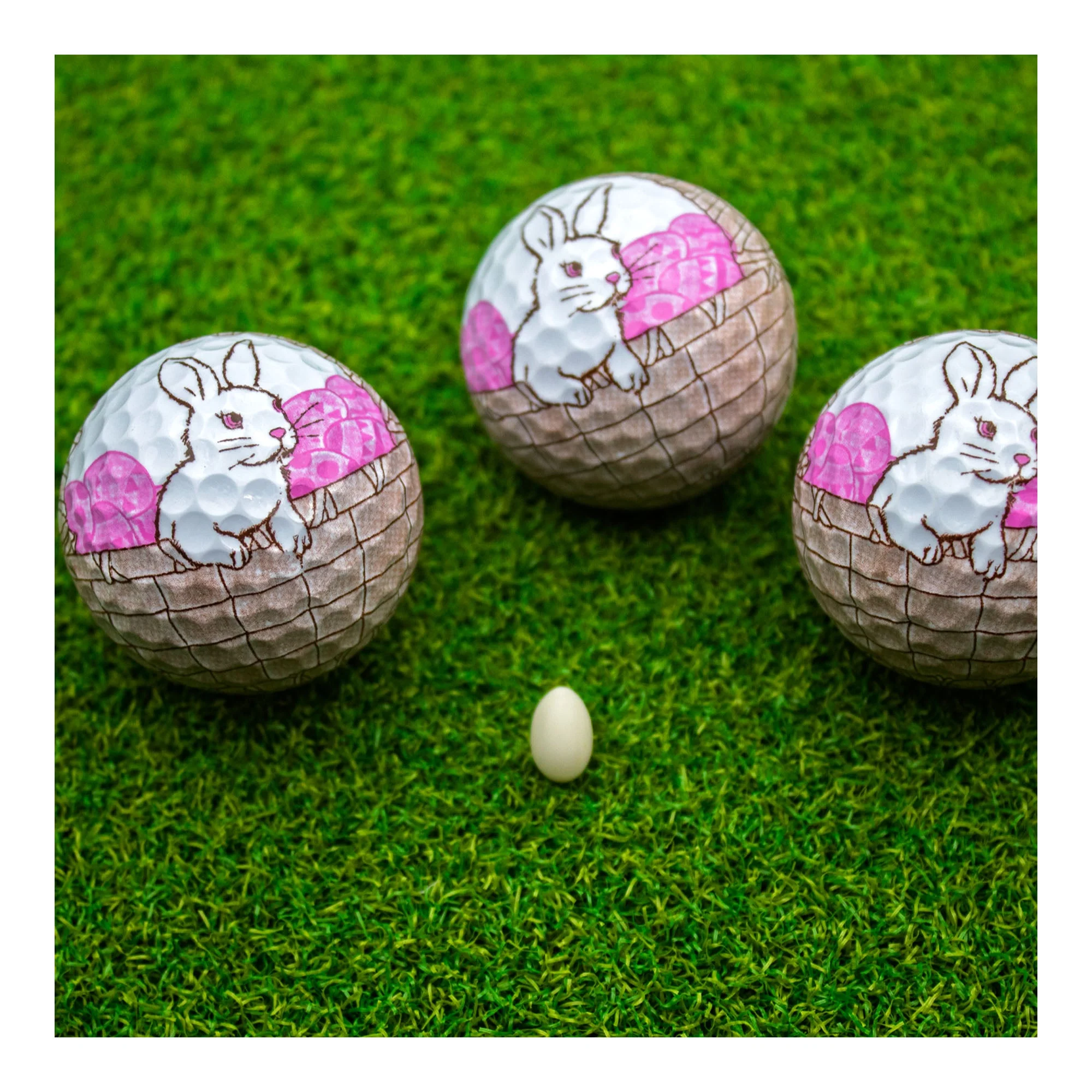 New Novelty Easter Bunny Golf Balls - Image 5