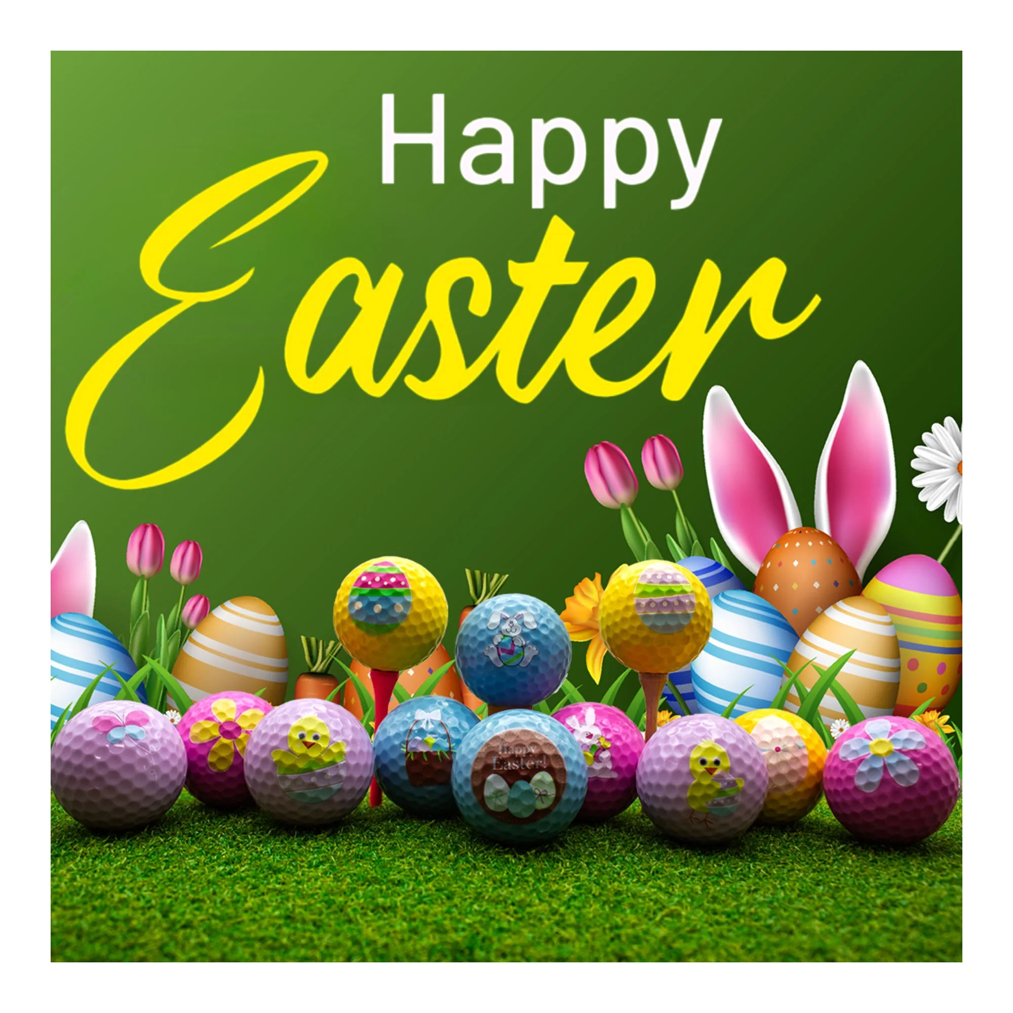 New Novelty Easter Mix Golf Balls - Image 15