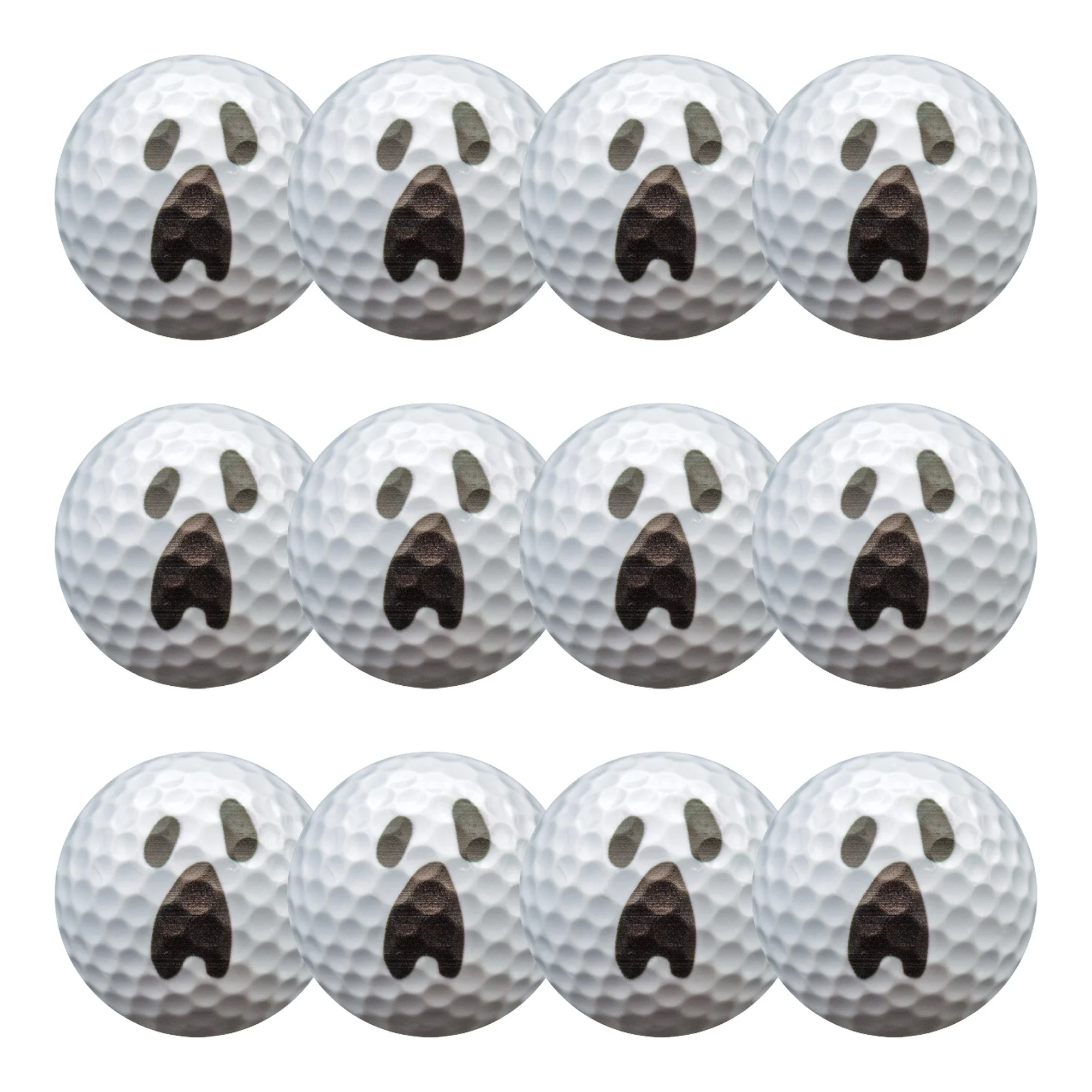 New Novelty Ghost Face Golf Balls